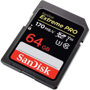 SanDisk Extreme Pro 64 GB | 170 MB/s | Memory Card