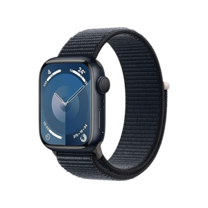 Apple Watch Series 9 GPS 41mm midnight Aluminium Case with Midnight Sport Band - S/M | Smart watch