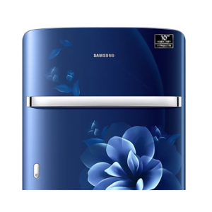 Samsung 198L Horizontal Curve Design One Door Refrigerator- RR21A2G2YCU | Camellia Blue