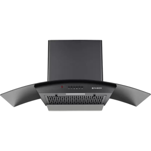 Faber HOOD ALPHA  Auto Clean Wall Mounted Chimney | HC PB BK 90 | Black