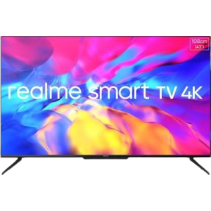 realme 108 cm | 43 inch | Ultra HD-4K |  LED Smart Android TV with Handsfree Voice Search | RMV2004