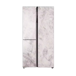 Haier 628 L 3 Side By Side Refrigerator Convertible | HRT-683GG | Granite Glass