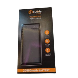 Black Gionee Buddy Thunder 110 Power Bank