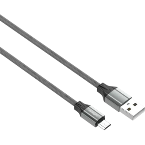 Salpido Micro USB Cable | 2 m | Compatible with All Phones With Micro USB Port | Black | LS 442