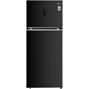 LG   Refrigerator | GL-T422VESX | 423 L | Frost Free | Double Door | 3 Star | Convertible Refrigerator | Ebony Sheen