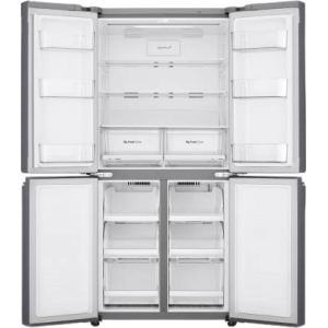 LG 594 L Frost Free Side by Side Refrigerator with Four Door | Shiny Steel | GC-B22FTLPL