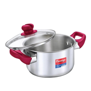 Prestige Platina Popular 5.5L Stainless Steel Casserole with Lid 24 cm 5.5 L | 36893 | Casserole