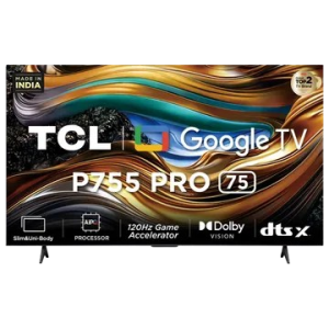 TCL 4K UHD QLED Smart Google TV | 75 inch | P755 Pro