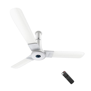 Atomberg Studio+ High Air Ceiling Fan With Remote | 1200mm | LED | Marble White