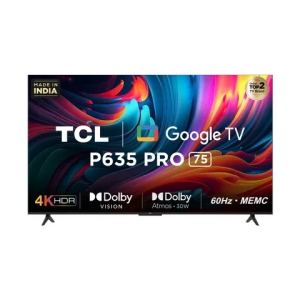 TCL 75P635 Pro | 75 inch | 4K Ultra HD LED Android TV with Google Assistant