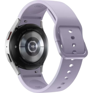 SAMSUNG Watch 5 40mmSuper AMOLED displayBluetooth calling & body composition tracking | Silver with purple strap