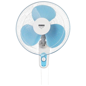 USHA Mist Air Flo Wall Fan | 400 mm | 3 Blade  | Light Blue