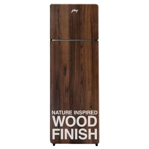 Godrej | RT EONVOGUE 310B RI |272 L | 2 Star | Wood Finish | Double Door Refrigerator | Walnut Wood