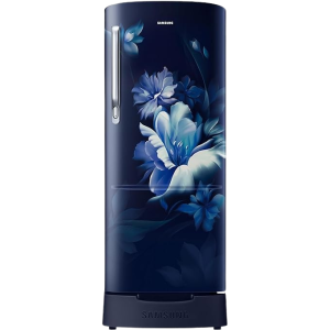 Samsung Single Door Refrigerator| RR20D1823UZ/HL | 183 L| 3 Star |  Midnight Blossom Blue