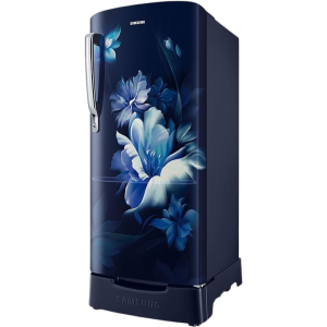 Samsung Single Door Refrigerator| RR20D1823UZ/HL | 183 L| 3 Star |  Midnight Blossom Blue