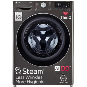 LG |  FHD1107STB | 11 kg Wash | 7 kg Dryer | 5 Star | Fully Automatic Front Load Washer Dryer Combo | Black