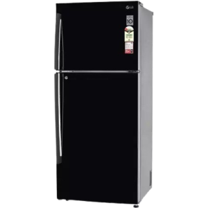 LG 1 Star Frost Free Double Door Convertible Refrigerator | Door Cooling | Inverter Compressor | Express Freeze | Multi Air Flow | 412 L | GL-T432AESR | Ebony Sheen