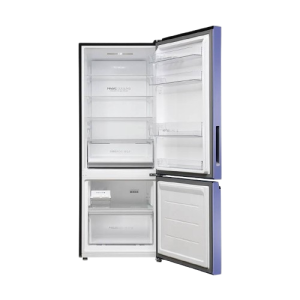 Haier Frost Free Double Door Bottom Mounted Refrigerator | 325 L | 2 Star | Storm Inox | HRB 3752BSI P