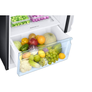 Samsung Convertible 5in1 Double Door Refrigerator | 322 L | 2 Star | Black Matt | RT37C4522B1/HL