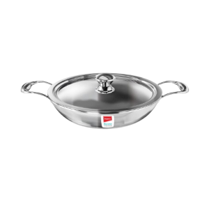 Impex | TKP24 | StainlessSteel Tri-Ply Kadai | 24 Serene