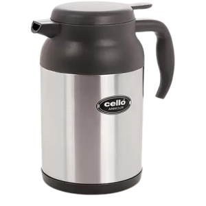 Cello S.S Armour | 1600 ml Flask | Black / Steel