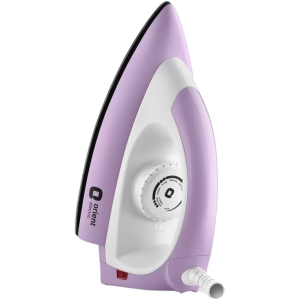 Orient Electric Panache Plus Dry Iron | 1100 W Dry Iron | White & Purple | DIPCP11LP