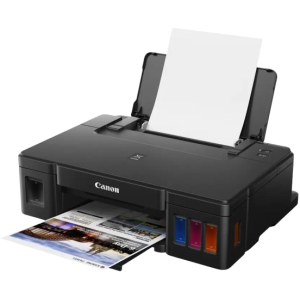 Canon PIXMA Ink Efficient G1010 | Single Function Color Ink Tank Printer | Borderless Printing