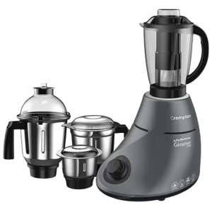 Crompton Gleamer Juicer Mixer Grinder  | 4 jar | 750X 750 W | Grey