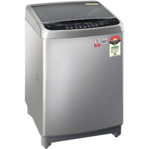 LG 10 Kg Inverter Fully-Automatic Top Loading Washing Machine T10SJSS1Z Free | Silver