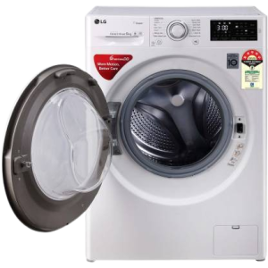 LG 6 kg 5 Star Fully Automatic Front Load with In-built Heater-FHT1006ZNW.ABWQEIL | White