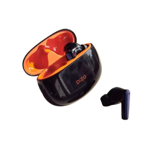 DIZO Buds Z Pro | True Wireless | Active Noise Cancellation | Bluetooth Headset | Orange, Black