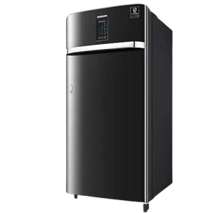 Samsung 3 star 192L Curd Maestro  One Door Refrigerator | RR21A2J2YBX/HL | Luxe Black