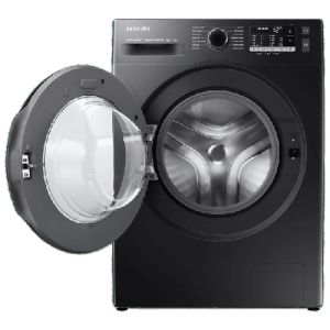 Samsung Inverter Fully Automatic Front Load Washing Machine | 9 kg | 5 Sta | Black | WW90TA046AB1TL