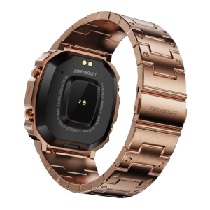 Fire Boltt Retro Smartwatch | 1.54 inch | Bluetooth call | Voice Assistance | Rose Gold  | BSW175